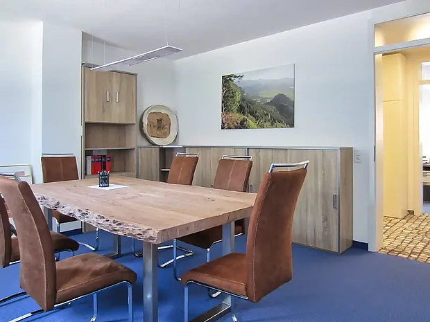 Empfangsbereich der Steuerkanzlei Christopher Pult in Füssen